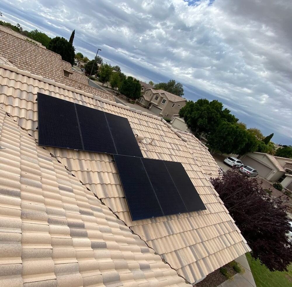 Rooftop solar array